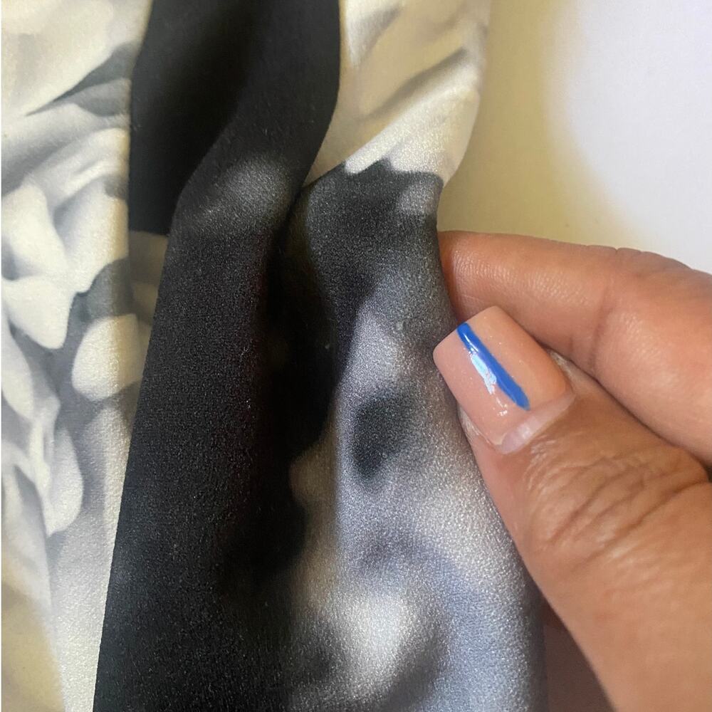 Calvin Klein Floral Mesh Yoke Shift Dress Black White 16 Corporate Cocktail - Picture 17 of 17